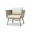 Marbella Rope Armchair — Aluminium Outdoor Sofa, 1-Seater