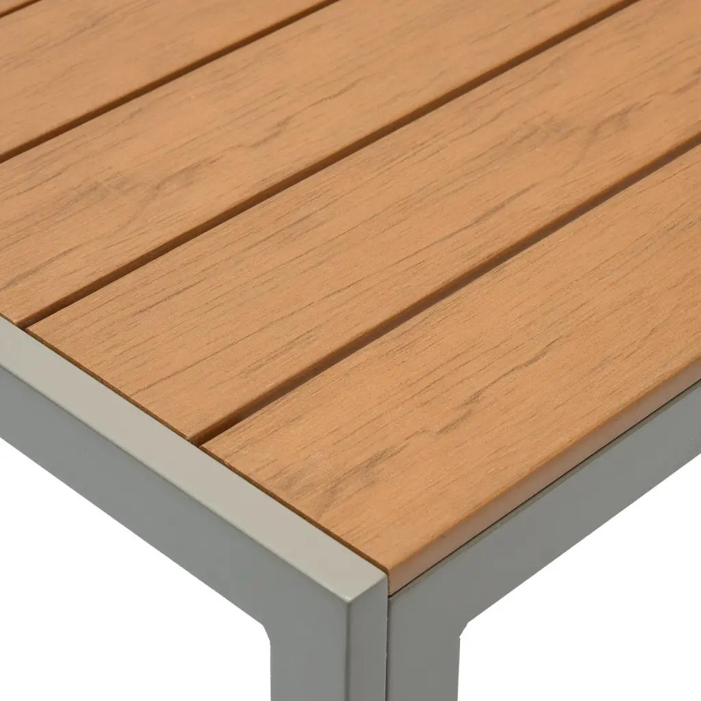 Patio Outdoor Dining/Patio Table (Aluminum & PVC)