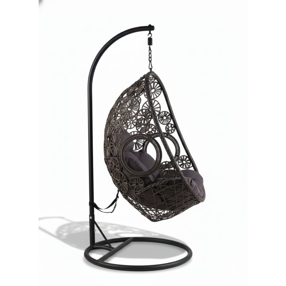 Patio Oval Hanging Egg Swing Chair