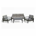 Patio Premium Outdoor Seating Set | Modern Aluminum Frame Sofa & Armchairs