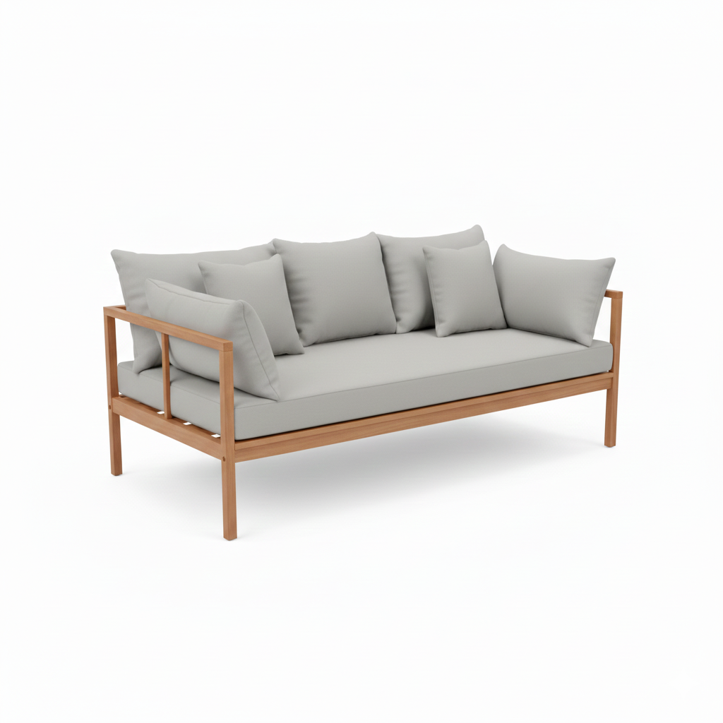 Patio Premium 7-Seater Aluminum Outdoor Lounge Set with Cushions