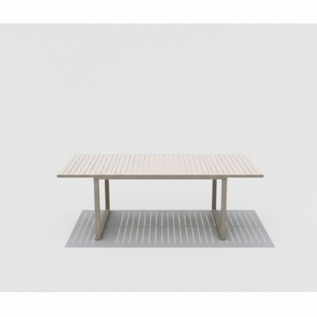 Patio Large Outdoor Dining Set with Aluminum Frame