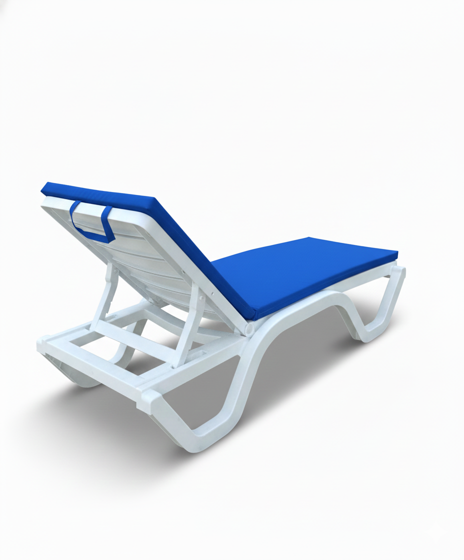 Patio Premium Outdoor Sunbed with Adjustable Backrest, Waterproof & UV-Resistant