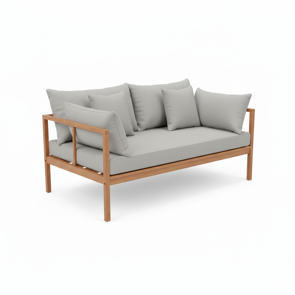 Patio Premium 7-Seater Aluminum Outdoor Lounge Set with Cushions