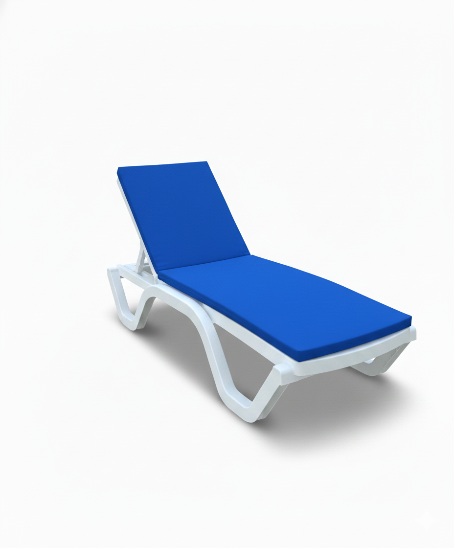 Patio Premium Outdoor Sunbed with Adjustable Backrest, Waterproof & UV-Resistant