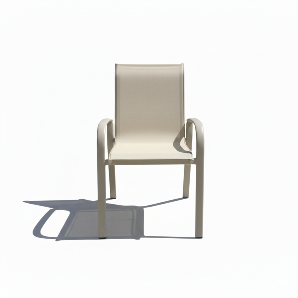 Patio Aluminum Outdoor Chair Waterproof & Weather-Resistant