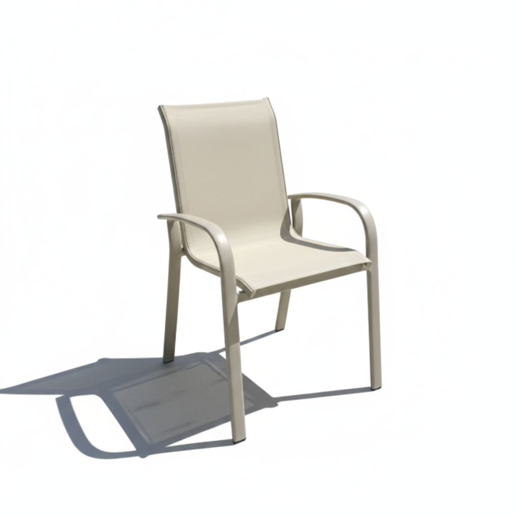 Patio Aluminum Outdoor Chair Waterproof & Weather-Resistant