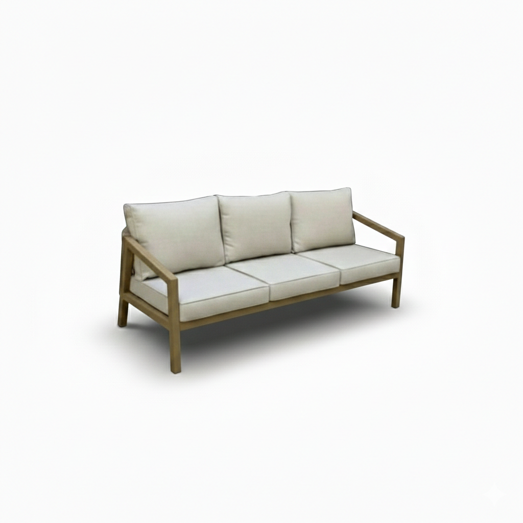 Patio 7-Seater Outdoor Garden Sofa with Weather-Resistant Fabric, Comfy Cushions