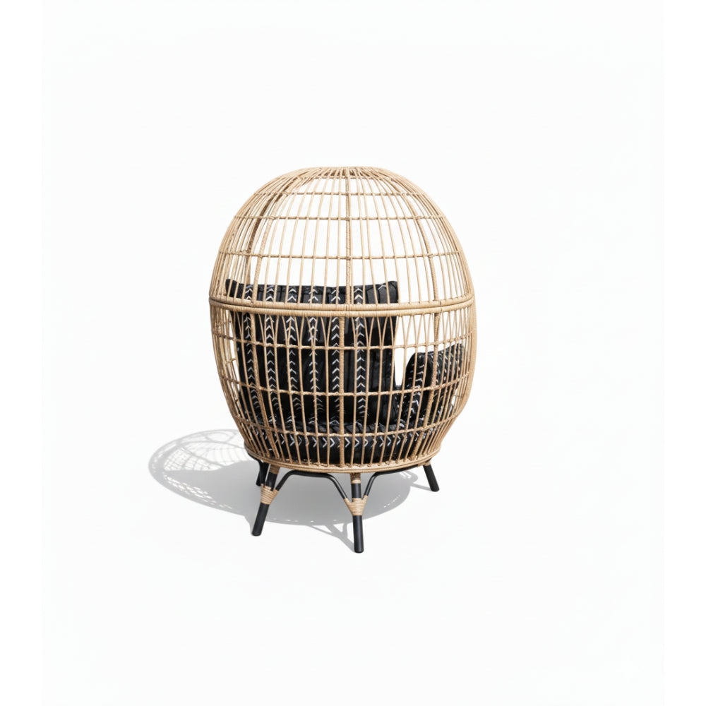 Patio Oversized Wicker Egg Chair