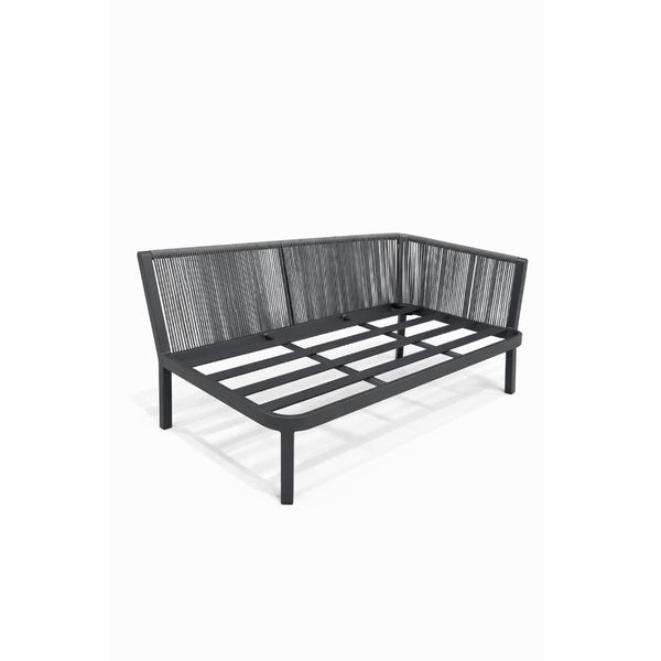 Positano Rope L-Shape Corner Sofa Set with Coffee Table — Outdoor Sectiona