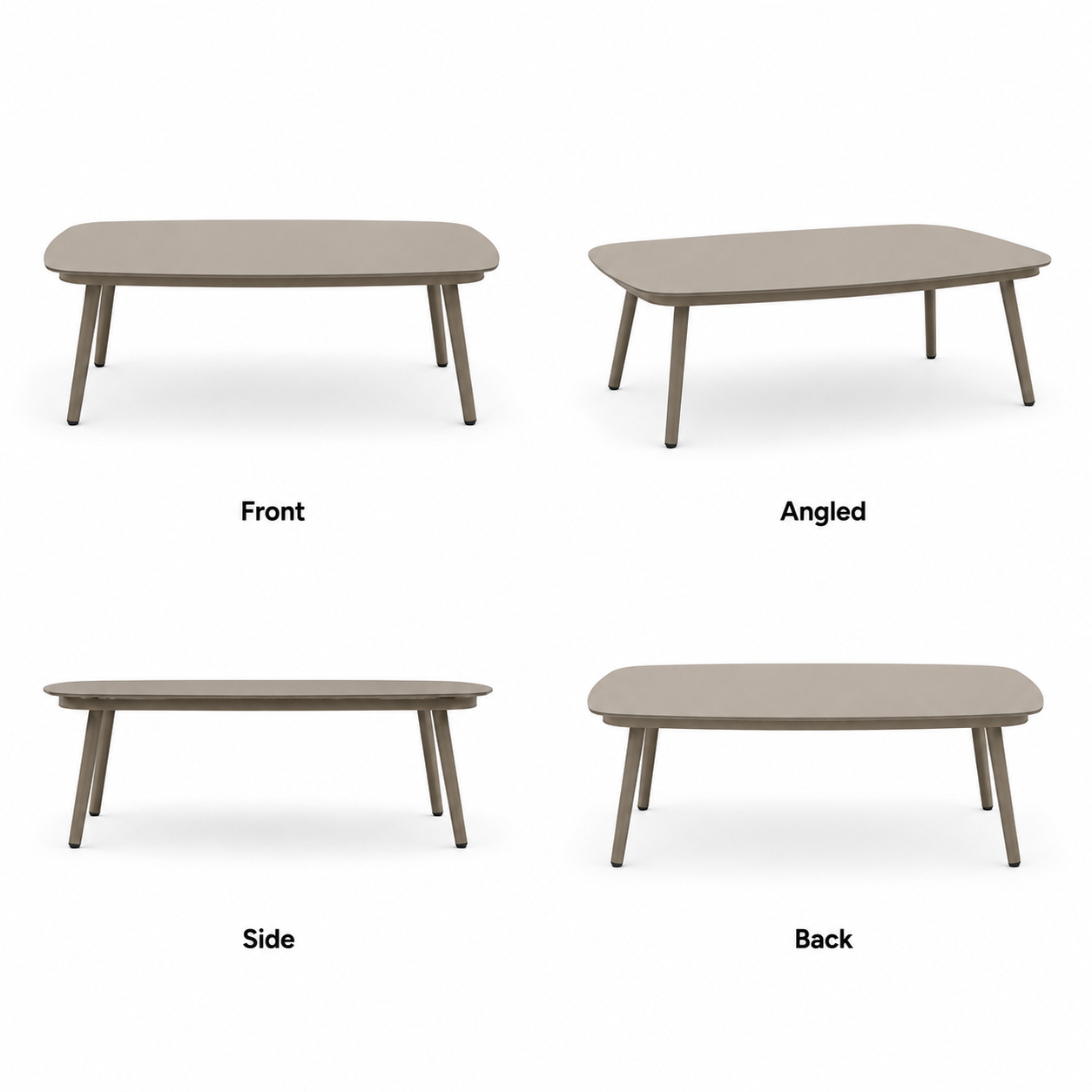 Marbella Coffee Table — Aluminium Outdoor Furniture Secondary image