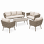 Marbella Rope 7-Seater Sofa Set — Resort Style Outdoor Set with Coffee Table