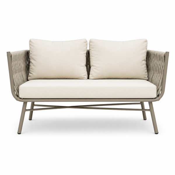 Marbella Rope 5-Seater Sofa Set — Resort Style Outdoor Set with Coffee Table