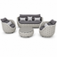 Palma Rope 5-Seater Sofa Set — Modular Outdoor Sofa Set with Coffee Table