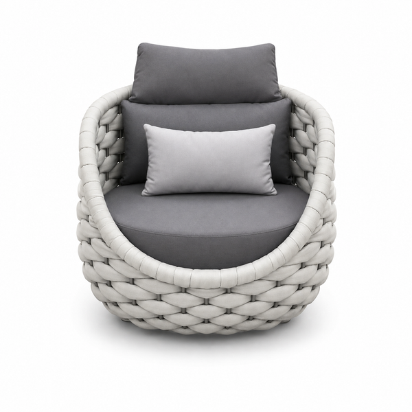 Palma Rope Armchair — Modular Outdoor Sofa, 1-Seater