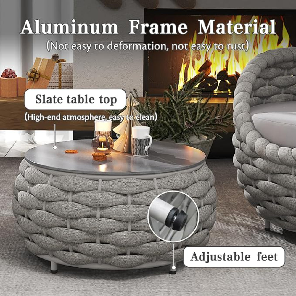 Palma Rope Armchair — Modular Outdoor Sofa, 1-Seater