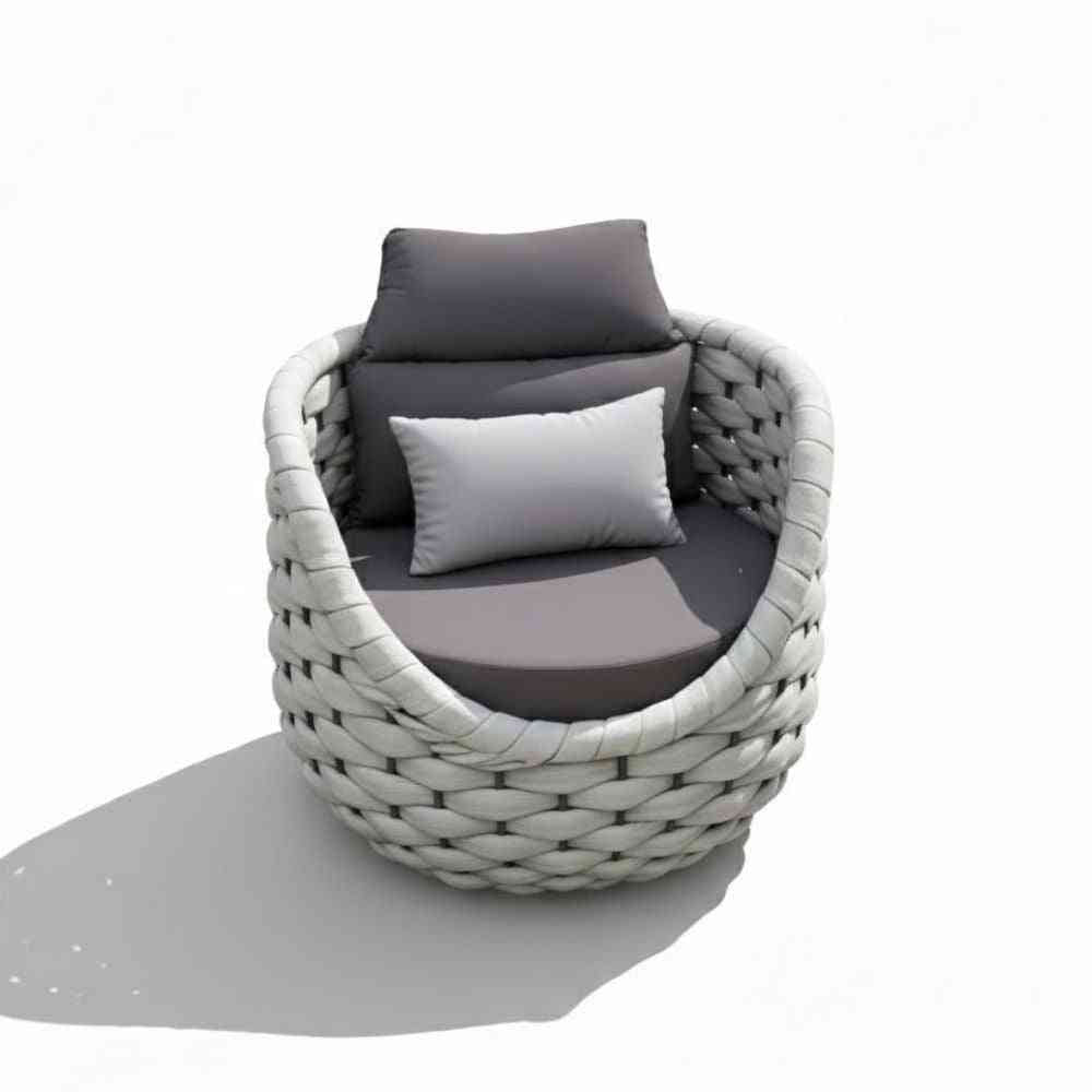 Palma Rope Armchair — Modular Outdoor Sofa, 1-Seater