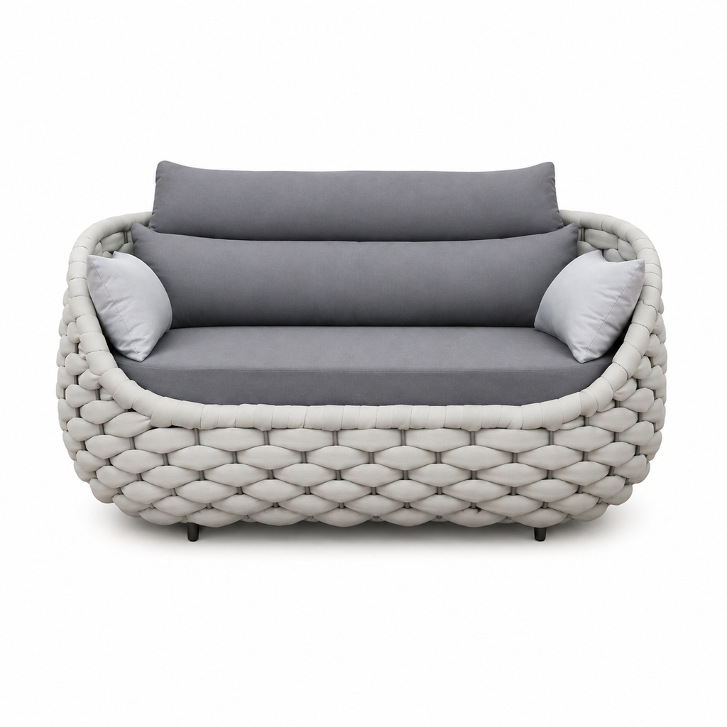 Palma Rope 5-Seater Sofa Set — Modular Outdoor Sofa Set with Coffee Table