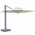 Patio 4x4M Giant Luxury Outdoor Cantilever Umbrella with Aluminum Frame & Olefin Canopy