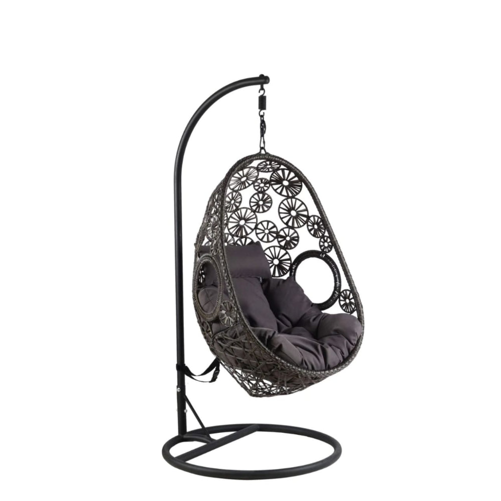 Patio Oval Hanging Egg Swing Chair