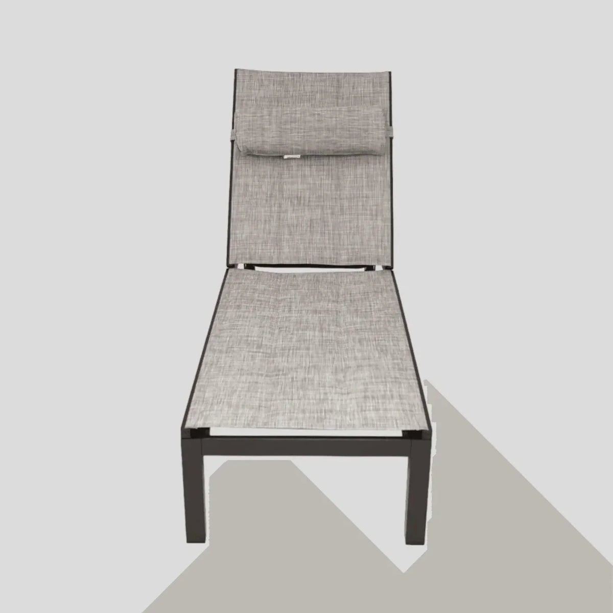 Patio Aluminum Adjustable Sunbed (1 pc only)
