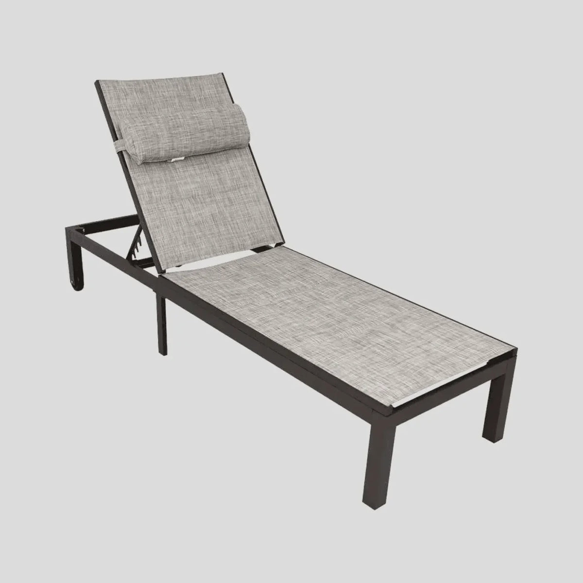 Patio Aluminum Adjustable Sunbed (1 pc only)